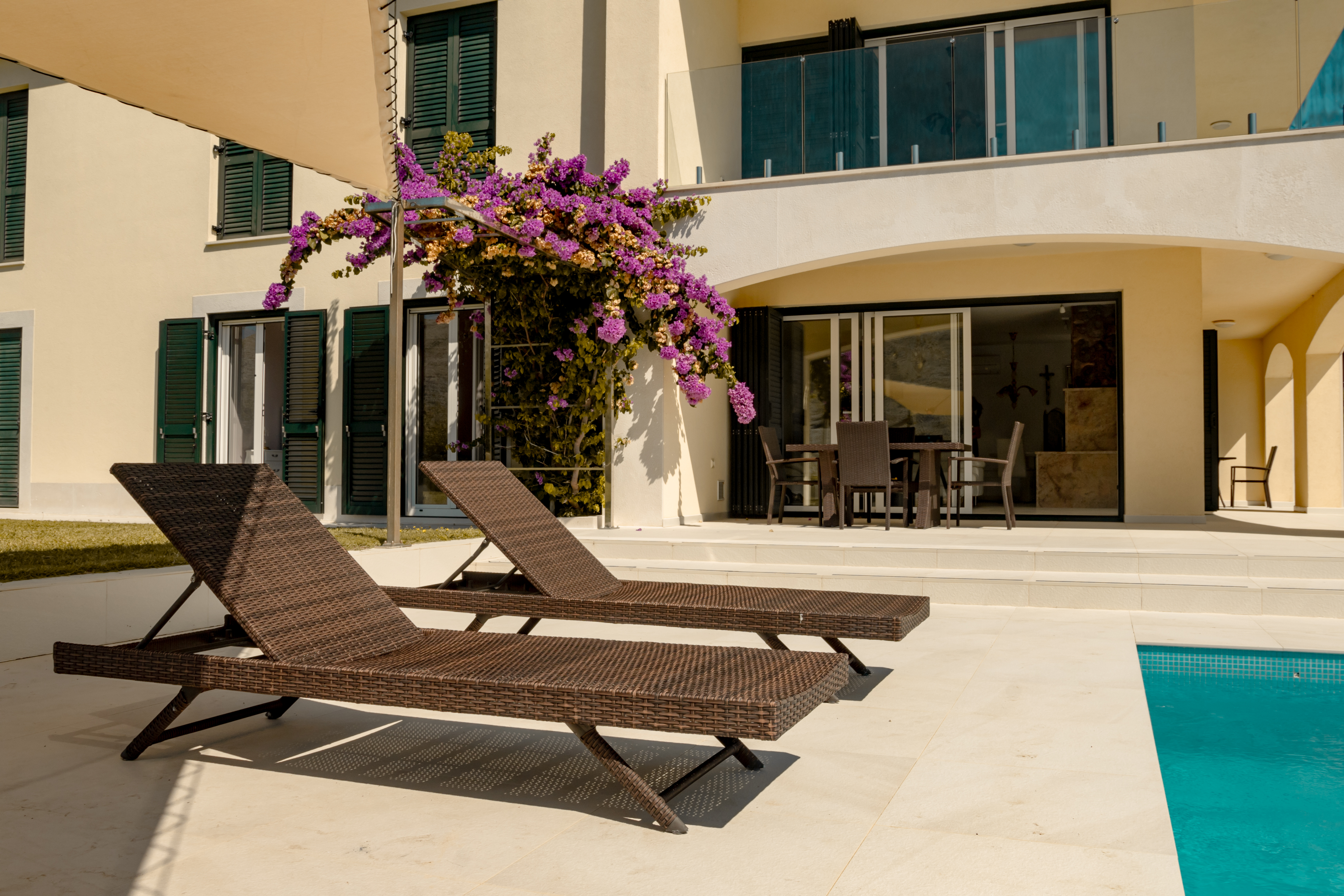 Terrace overlooking the sea